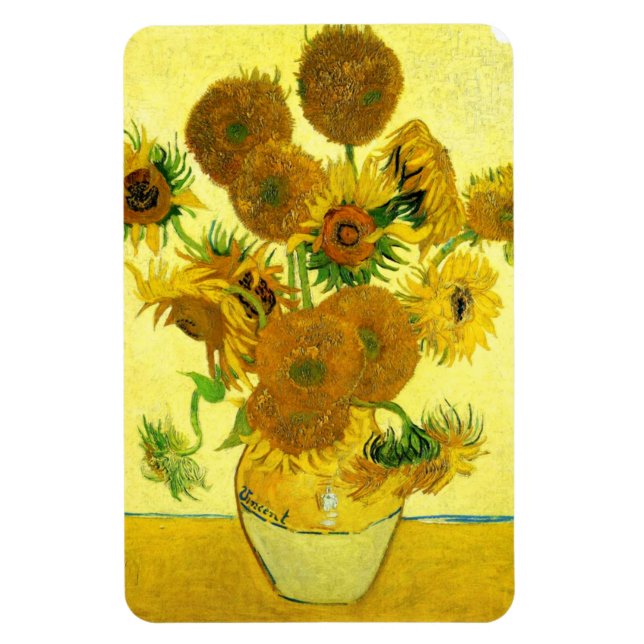 Flexible Magnet de tournesols Van Gogh (Vertical)