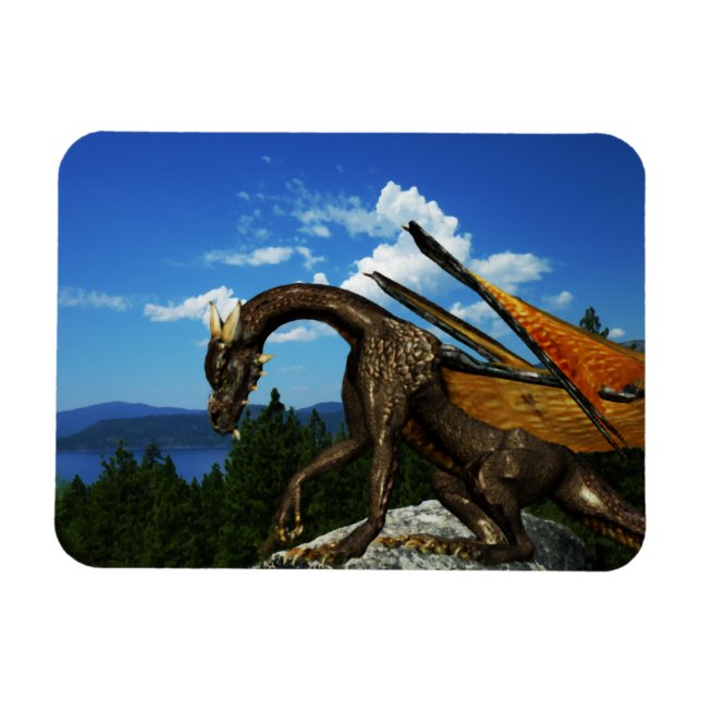 Flexible Magnet de vinyle du lac View (Horizontal)