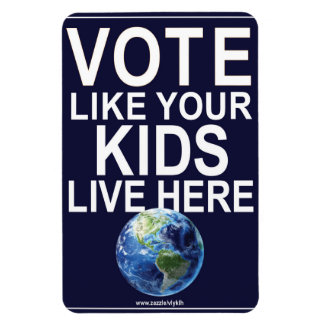 Flexible Magnet de voiture - Votez comme vos enfants... (vr