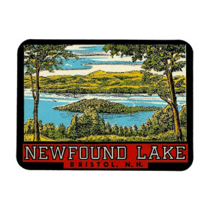 Flexible Magnet de voyage New Hampshire Lake Bristol