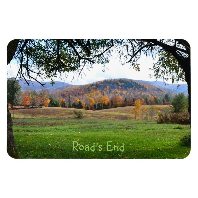 Flexible Magnet de vue d'automne du Vermont (Horizontal)
