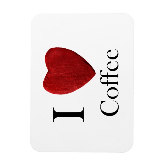 Flexible Magnet I love Café (Vertical)