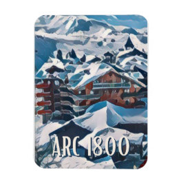 Flexible Magnet Les Arcs Skistation
