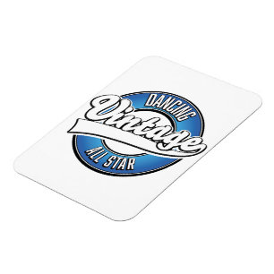 Flexible Magnet logo Dancing vintage all star
