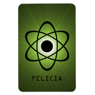 Flexible Magnet Nerdy Atomic Premium, vert