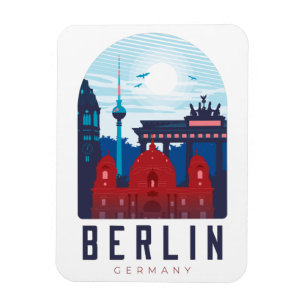 Flexible Magnet photo de Berlin Allemagne Skyline