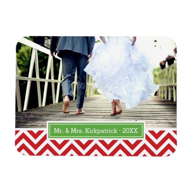 Flexible Magnet photo de Chevron Holiday (Horizontal)