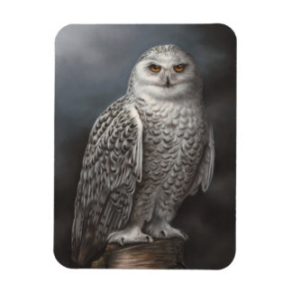 Flexible Magnet photo de la Chouette des neiges