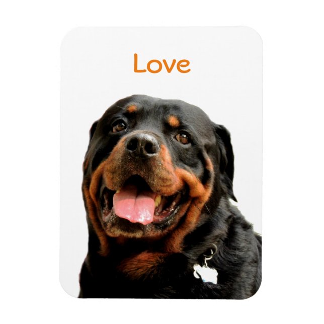 Flexible Magnet photo Rottweiler (Vertical)