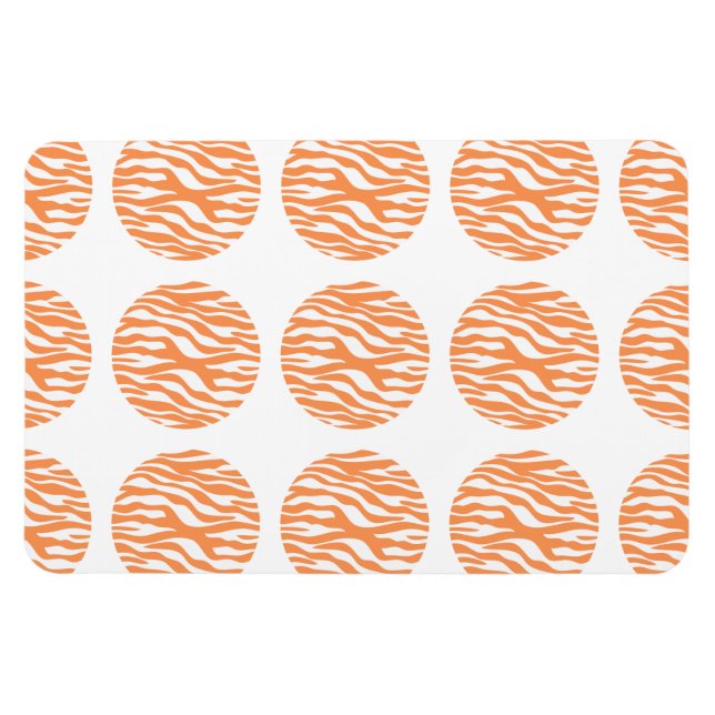 Flexible Magnet Premium Pois d'impression Zebra (Horizontal)