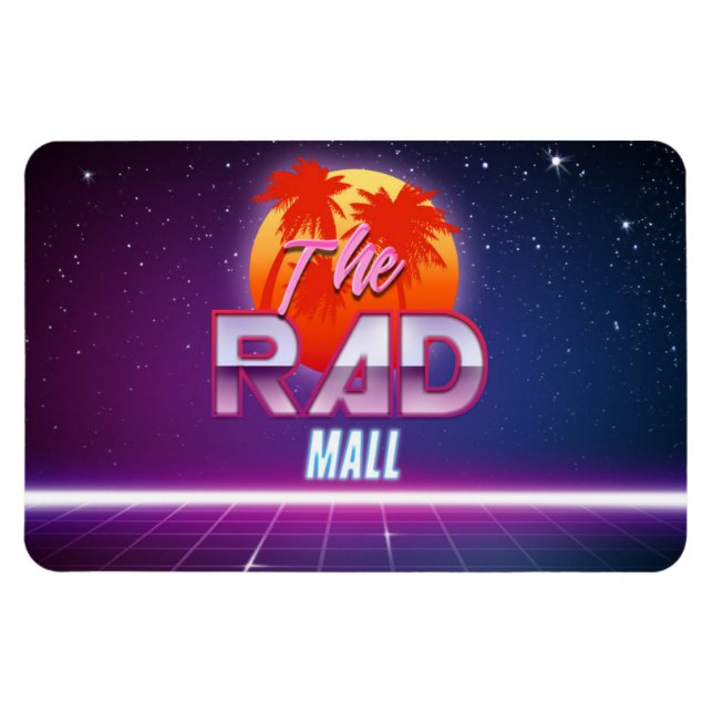 Flexible Magnet Rad Mall "Wave 2" 4in x 6in (Horizontal)