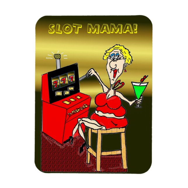 FLEXIBLE MAGNET SLOT MAMA LUCKY 7 (Vertical)