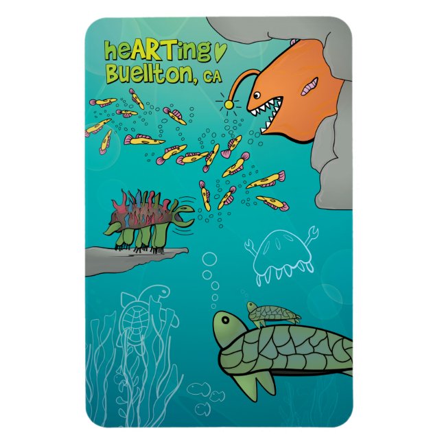 Flexible Magnet - Surprise ! - Buellton.Art (Vertical)