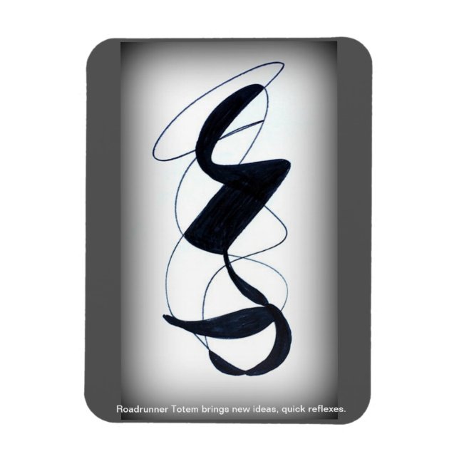 Flexible Magnet Totem Roadrunner (Vertical)