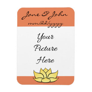 Flexible Magnifique Lotus Ensolleillé Magnet de Save-the-Da