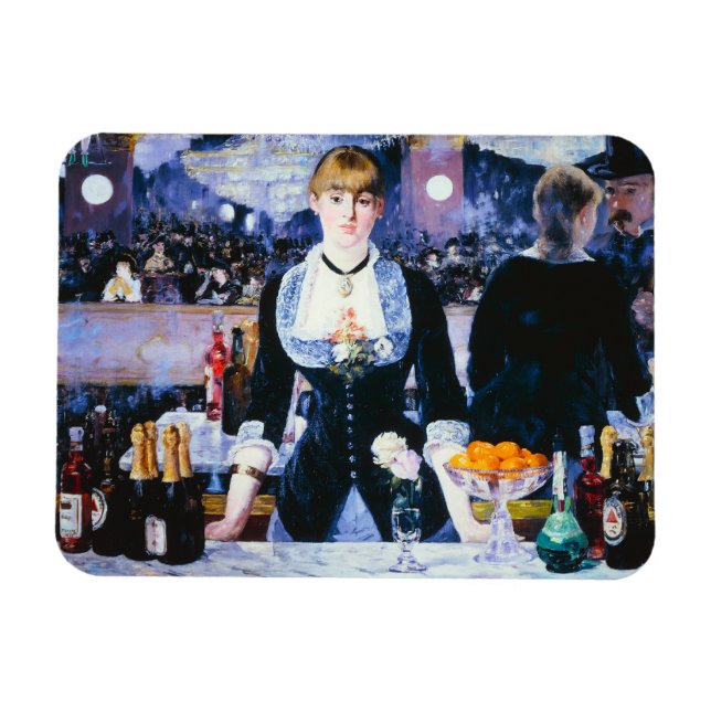 Flexible Manet Bar aux Folies Bergere Magnet (Horizontal)