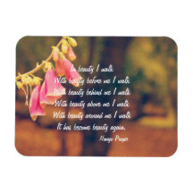 Marche de prière Navajo dans Magnet de beauté