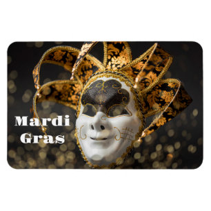 Flexible Mardi Gras Magnet