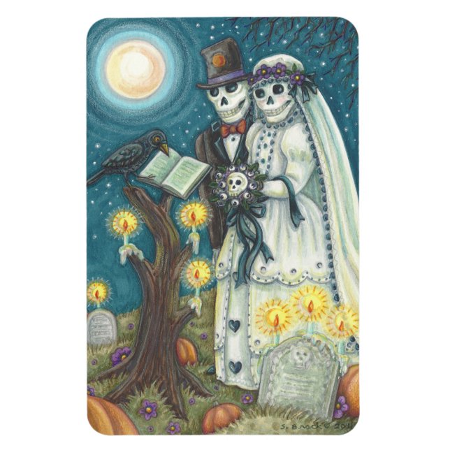 Flexible Mariage SKELETON DANS LE Rectangle DE MAGNET DU CE (Vertical)