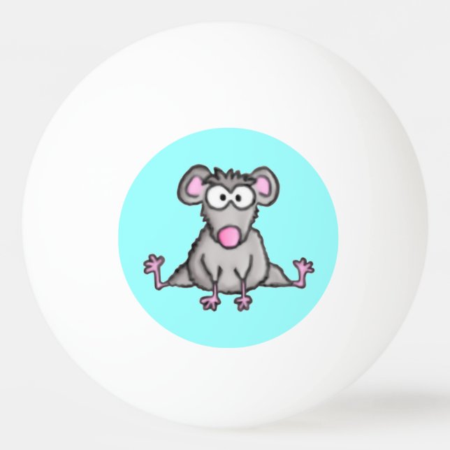 Flexible Maus Tischtennisball (Vorderseite)