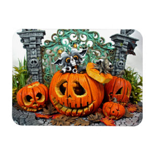 Flexible MD Citrouille Dragon 3" x 4" Magnet photo