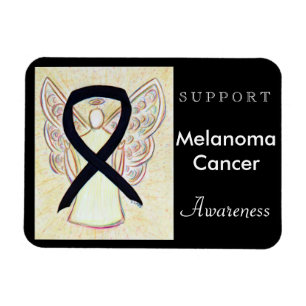 Flexible Melanoma Cancer Sensibilisation Ruban Angel Magnet