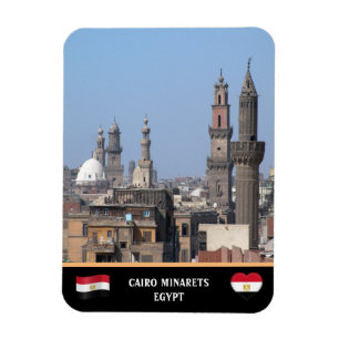 Flexible Minarets du Caire et Ancienne ville / Magnet égyp