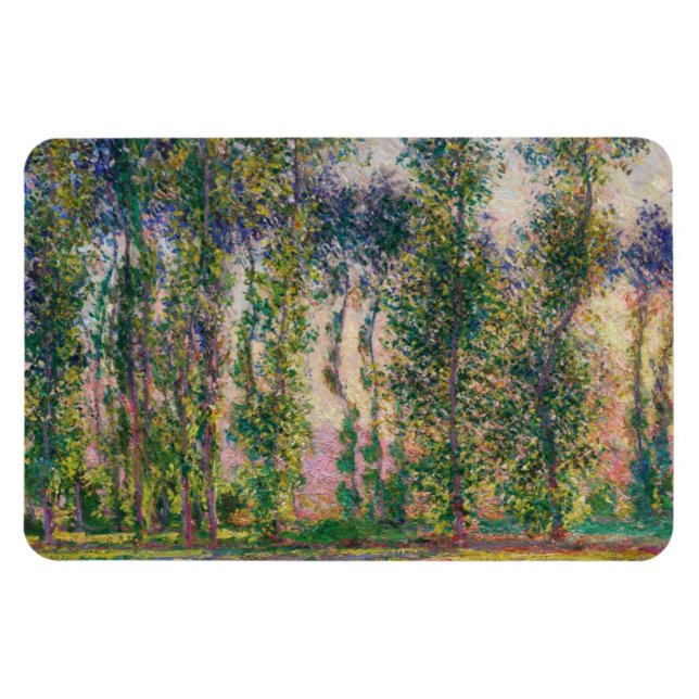 Flexible Monet Poplars at Giverny Magnet (Horizontal)