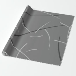 Flexible monochrome, spielerisch einfache Skripte Geschenkpapier