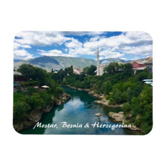 Flexible Mostar Bosnie-Herzégovine Magnet avec écriture