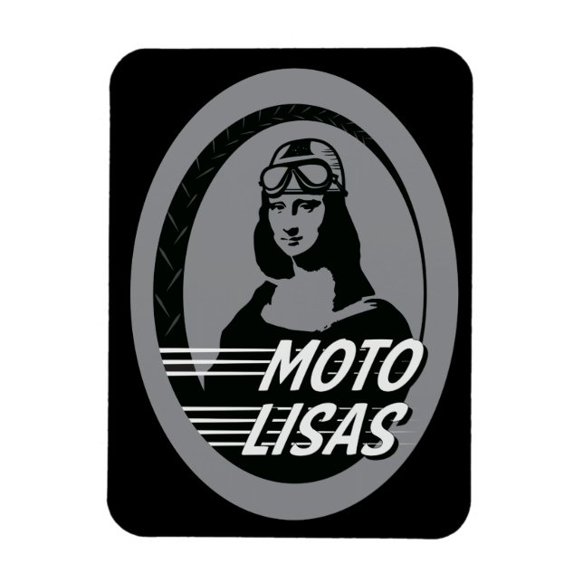 Flexible Moto Lisas Magnet (Vertical)