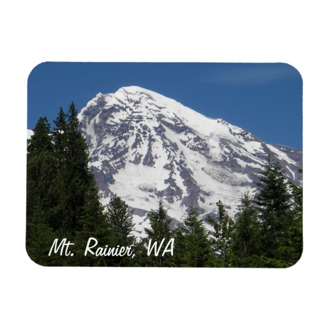 Flexible Mt. Rainier Premium Magnet (Horizontal)