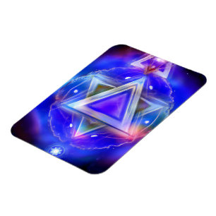 Flexible New Age Star of David Magnet