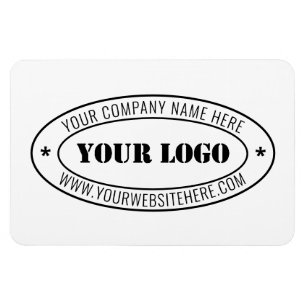 Flexible Nom du logo commercial personnalisé Magnet Website