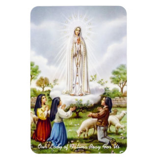 Flexible Notre Dame de Fatima Magnet