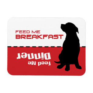 Flexible Nourriture de chien Me Magnet Dog a faim