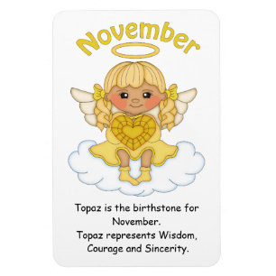 Flexible Novembre Angel Blonde Premium Magnet