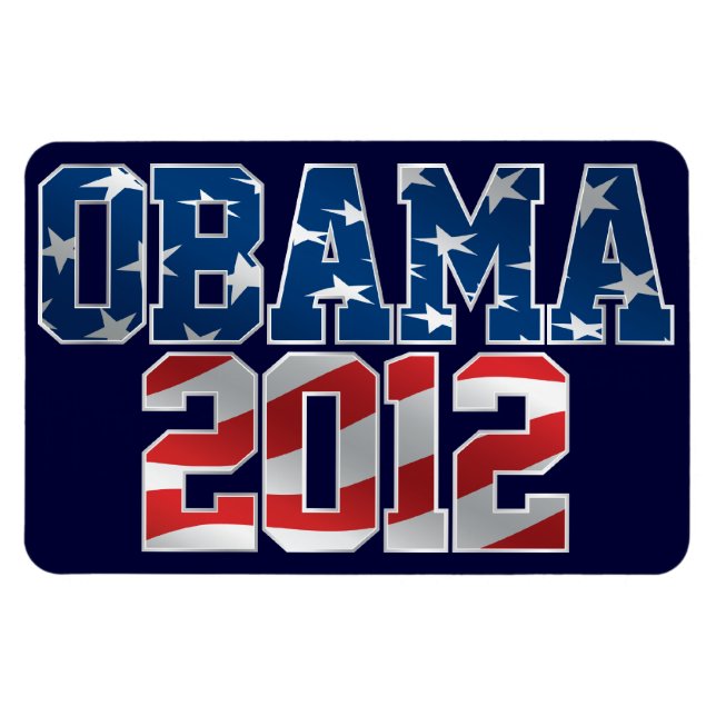 Flexible Obama 2012 Flexi Magnet (Horizontal)