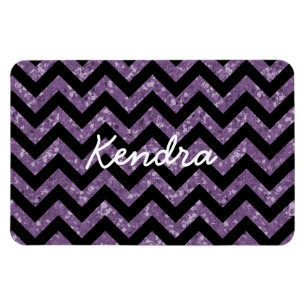 Flexible Parties scintillant Chevron Look Premium Magnet
