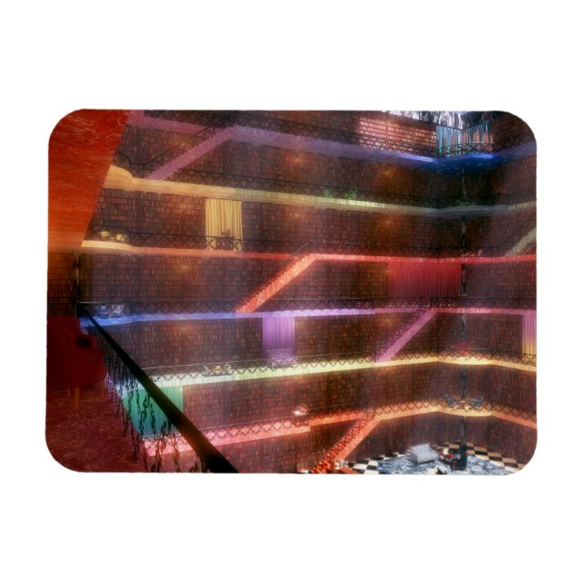 Flexible Phantastes : La Bibliothèque du Palais Magnet flex (Horizontal)