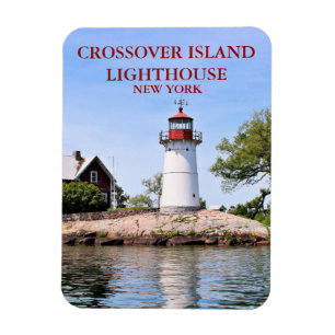 Flexible Phare de Crossover Island, NY Flexi Magnet