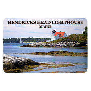 Flexible Phare de Hendricks Head, Maine Flexi Magnet