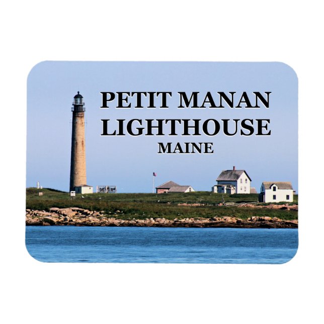 Flexible Phare de Petit Manan, Maine Flexi Magnet (Horizontal)