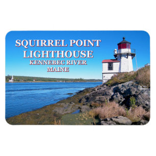 Flexible Phare de Squirrel Point, Maine Flexi Magnet