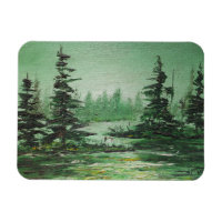 Photo Magnet Ann Hayes Peinture Green Forest