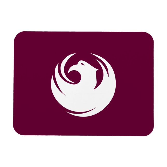 Flexible photo magnet with flag of Phoenix City (Horizontal)