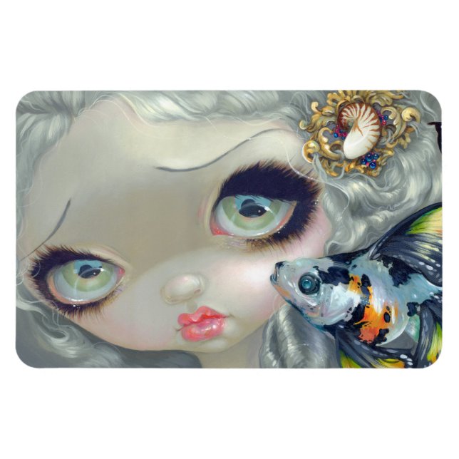 Flexible "Poissons Volants: La Coiffure" Flex Magnet (Horizontal)