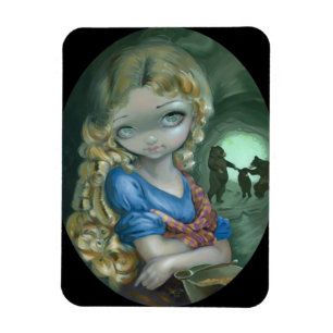 Flexible "Portrait de Goldilocks" Flex Magnet