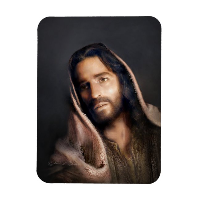 Flexible Portrait du Christ Magnet (Vertical)