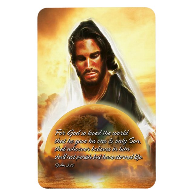 Flexible Pour Dieu tant aimé le monde 2 Magnet Premium (Vertical)